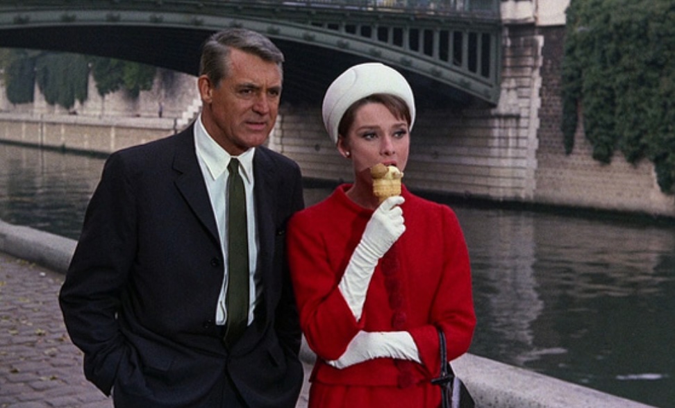 Audrey Hepburn and Cary Grant in Charade