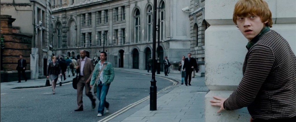 movie still from Harry Potter and the Half Blood Prince of Scotland Place, London