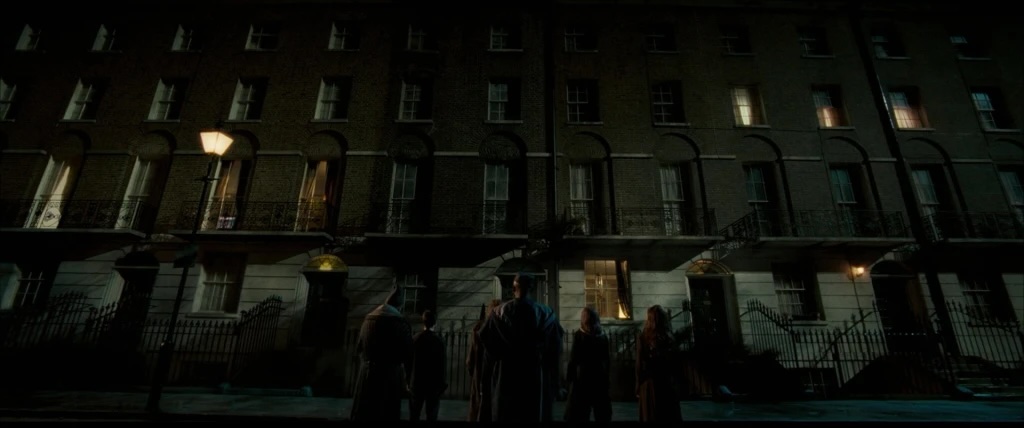 Movie still of Claremont Square, London from Harry Potter and the Order of the Pheonix