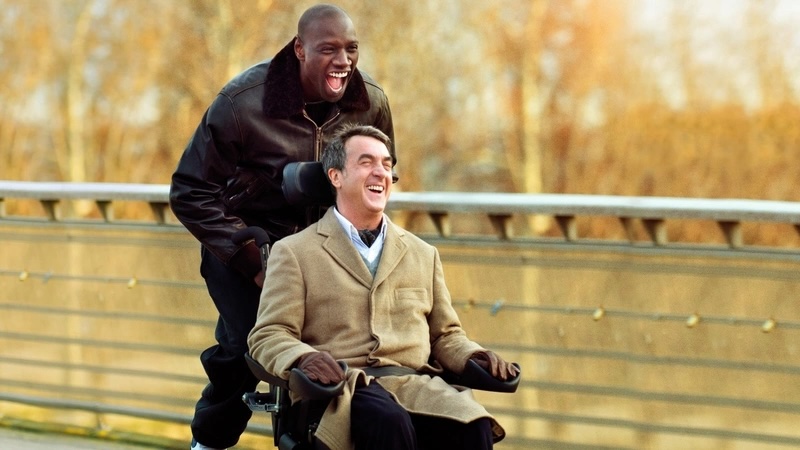 François Cluzet and Omar Sy in The Intouchables