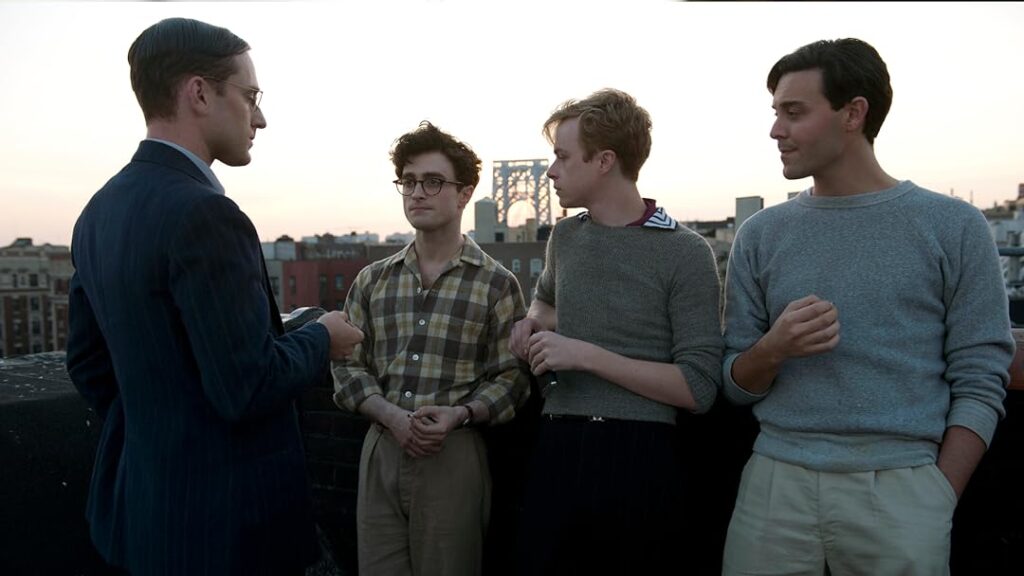 film still from Kill Your Darlings (2013), one of the best films about New York City