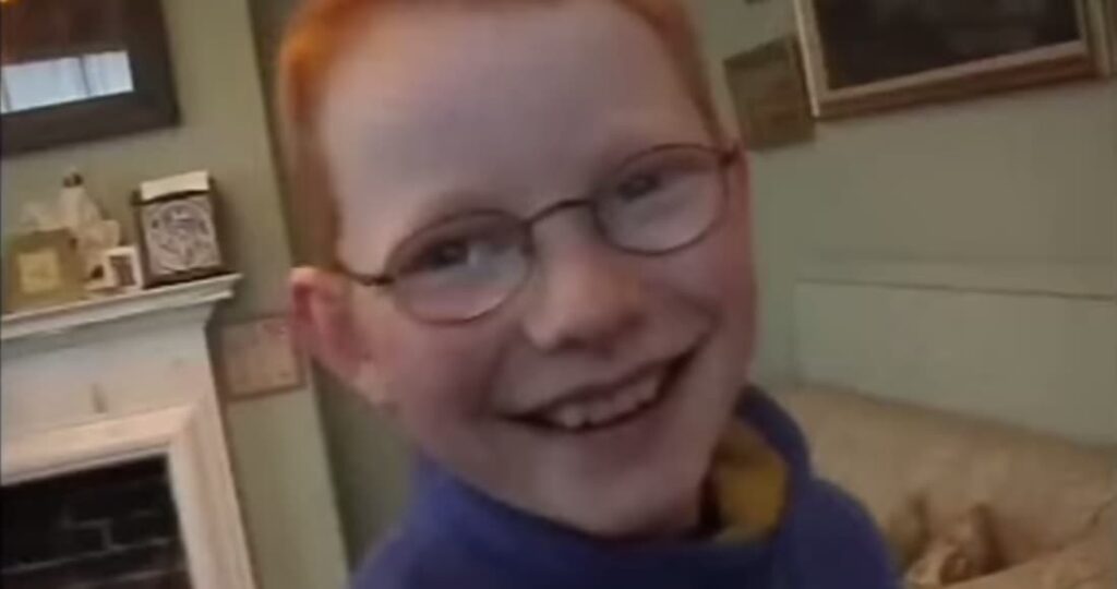 Home video of Ed Sheeran in music video for Photograph