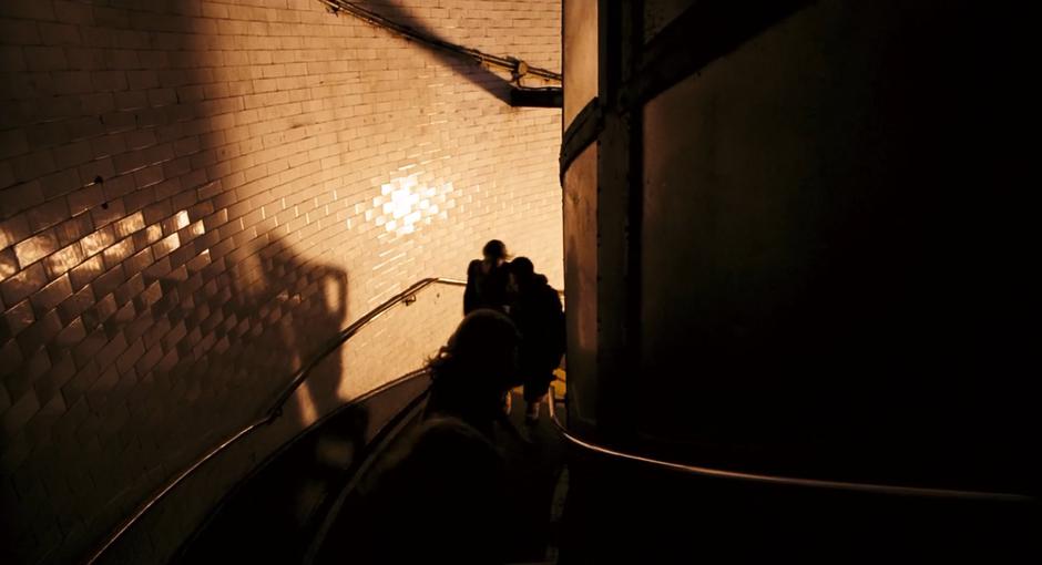 28 Weeks Later filming location at Greenwich Foot Tunnel