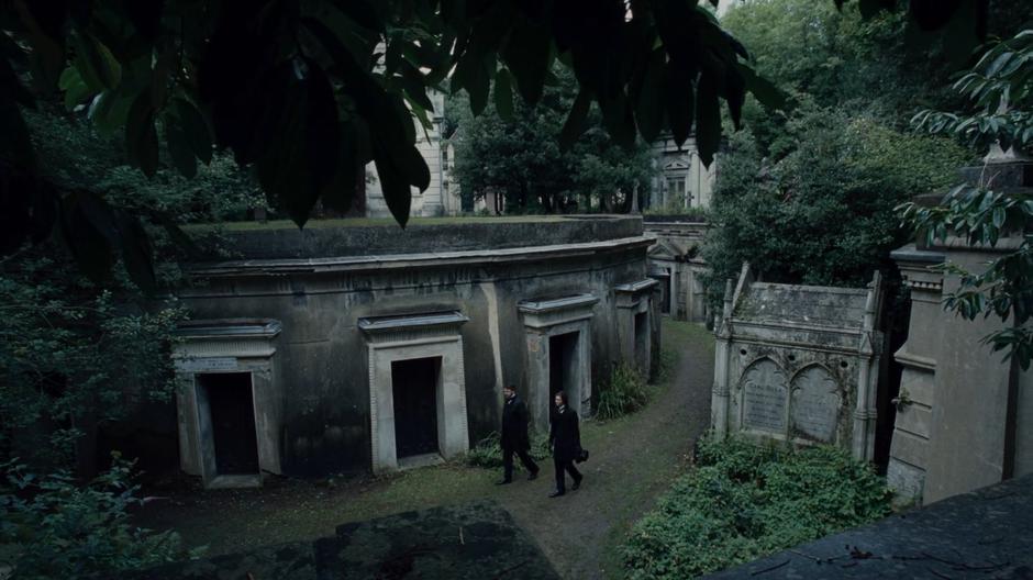 Dorian Gray filming location at Highgate Cemetery