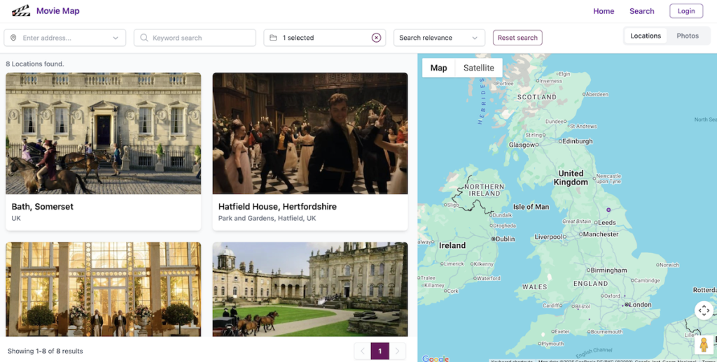 SuperScout Movie Map - Bridgerton collection