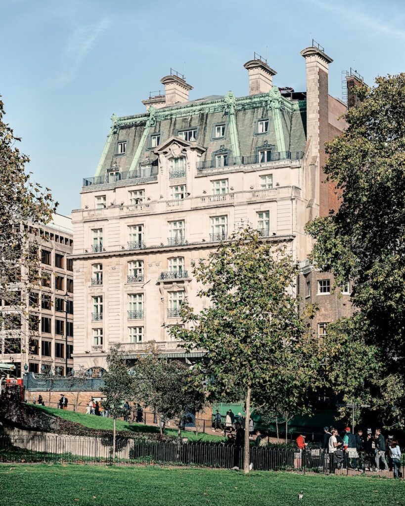 Downton Abbey filming locations: The exterior of the Ritz Hotel, London